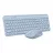 Kit (tastatura+mouse) A4TECH FG3300 Air, Low Profile, Retro Round Keycaps, Silent, Blue