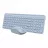 Kit (tastatura+mouse) A4TECH FG3300 Air, Low Profile, Retro Round Keycaps, Silent, Blue