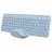Kit (keyboard+mouse) A4TECH FG3300 Air, Low Profile, Retro Round Keycaps, Silent, Blue