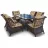 Set mobila de gradina MP Alaska 6+1 maro