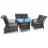 Set mobila de gradina MP Alaska small antracit