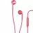 Casti cu fir Cellular Line LIVE EGG-CAPSULE EARPHONE WITH MIC, RED