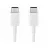 Cablu Samsung CABLE TYPE-C TO TYPE-C 100W 5A 1M, WHITE