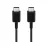 Cablu Samsung CABLE TYPE-C TO TYPE-C 25W 3A 1M, BLACK