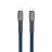 Cablu Rivacase Type-C to Type-C PS6105 BL12, nylon braided, 1.2M, Blue