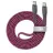 Кабель Rivacase Type-C to Type-C PS6105 RD12, nylon braided, 1.2M, Red