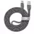 Кабель Rivacase Type-C PS6102 GR12, nylon braided, 1.2M, Gray
