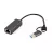 Адаптер сетевой GEMBIRD Gembird A-USB3AC-LAN-01, USB 3.1 + type-C Gigabit network adapter, Chipset RTL8153, space grey