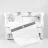 Lenjerie de pat PM Set lenjerie 8 piese Elegance Gri