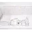 Lenjerie de pat PM Set lenjerie 8piese Teddy love Grey