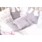 Lenjerie de pat PM Set lenjerie 8 piese Premium Iepuras gri