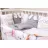 Lenjerie de pat PM Set lenjerie 8 piese Premium Iepuras gri