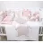 Lenjerie de pat PM Set lenjerie 8 piese Cosita Iepuras Roz