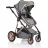 Carucior PM CARUCIOR TRANSFORMABIL 2IN1 MONI MIDAS GREY