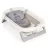 Cadita pentru copii PM Cadita pliabila cu termometru Moni Morea 81 cm Grey + Cadou pernuta