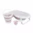 Cadita pentru copii PM Set Cadita pliabila Moni Hawaii Pink