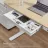 Masa de birou Lumi S08-22D-SW WHITE ELECTRIC SINGLE-MOTOR SIT-STAND DESK WITH DRAWER & MEMORY CONTROL, 1180X600MM, HEIGHT RANGE 720-1200MM, WEIGHT CAPACITY 60KG, USB-A & USB TYPE-C PORTS, ADVANCE MEMORY CONTROLLER