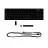 Игровая клавиатура HyperX Gaming Keyboard HyperX Alloy Origins PBT, Mechanical, Linear SW, PBT Keycaps, Aluminum, Onboard Memory, Game Mode, RGB, EN, 1.8m, USB, Black