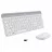 Kit (tastatura+mouse) LOGITECH Wireless Keyboard & Mouse Logitech MK470, Compact, Ultra thin, Scissor keys, Quiet typing, 1000dpi, 3 buttons, 2xAAA/1xAA, 2.4Ghz, EN/RU, White
