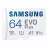 Card de memorie Samsung ..64GB MicroSD (Class 10) UHS-I (U3)+SD adapter, Samsung EVO Plus 2024 "MB-MC64SA" (R:160MB/s)