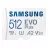 Card de memorie Samsung .512GB MICROSD (CLASS 10) UHS-I (U3) +SD ADAPTER,  EVO PLUS 2024 "MB-MC512SA" (R:160MB/S)