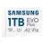 Card de memorie Samsung 1.0TB MICROSD (CLASS 10) UHS-I (U3) +SD ADAPTER,  EVO PLUS 2024 "MB-MC1T0SA" (R:160MB/S)