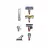 Aspirator Dyson Vacuum Cleaner Dyson V12 Detect Slim Absolute Gold