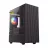 Carcasa fara PSU GAMEMAX CASE MATX  EDGE, W/O PSU, 0.45MM, 1X120MM FRGB, FRONT MESH, TEMPERED GLASS, DUST FILTER, 1XUSB3.0, 2XUSB2.0, 2X3.5", 3X2.5", BLACK