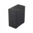 Carcasa fara PSU GAMEMAX CASE MATX  EDGE, W/O PSU, 0.45MM, 1X120MM FRGB, FRONT MESH, TEMPERED GLASS, DUST FILTER, 1XUSB3.0, 2XUSB2.0, 2X3.5", 3X2.5", BLACK