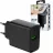 Incarcator GEMBIRD Wall Charger Gembird 2-port: Type-C 20W PD; Type-A 20W QC 3.0, fast charger, Black