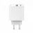 Incarcator GEMBIRD Wall Charger Gembird 2-port: Type-C 20W PD; Type-A 20W QC 3.0, fast charger, White