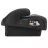 Автокресло PM Buster 15-36kg (125-150 cm) isofix Kikkaboo i-Go Dark