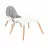 Детский стульчик для кормления PM Scaun de masa 3in1 Kikkaboo Multi Grey 2023