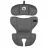 Автокресло детская PM Scaun auto 0-36kg (I-Size) Lionelo Izzy Blcak Grey