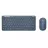 Kit (tastatura+mouse) TRUST LYRA MULTI-DEVICE COMPACT WIRELESS KEYBOARD AND MOUSE SET, RF 2.4GHZ, BLUETOOTH, 800-1600 DPI, SILENT CLICK, FN KEYS, USB-A, USB-C, RECHARGEABLE BATTERY, 301G, US, BLUE