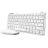 Комплект (клавиатура+мышь) TRUST LYRA MULTI-DEVICE COMPACT WIRELESS KEYBOARD AND MOUSE SET, RF 2.4GHZ, BLUETOOTH, 800-1600 DPI, SILENT CLICK, FN KEYS, USB-A, USB-C, RECHARGEABLE BATTERY, 301G, US, WHITE