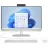 PC All-in-One HP 24-cr1006ci, 23.8" FHD IPS, Ultra 5 125U, 16GB DDR5, 512GB SSD, USB Kb&Ms, FreeDos, Shell White