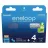 Acumulator PANASONIC AA  Eneloop 2000mAh, Blister*4, Panasonic, with Batterybox, BK-3MCDE/4CP+case