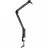 Microfon HyperX BOOM ARM FOR MICROPHONE  CASTER, TOOLLESS ADJUSTMENT, BUILT-IN CABLE MANAGEMEN, C-CLAMP, INTERNAL  SPRING-ASSISTED MOVEMENT, BLACK