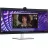 Monitor DELL 34.1” DELL IPS LED P3424WEB Curved Video Conferencing Black (5ms, 21:9, 1000:1, 300cd,  3440 x 1440, 178°/178°,  HDMI, DisplayPort, USB-C (Data, Video, Power), LAN (RJ-45), Webcam: 1x4MP RGB + IR 2K up to 60 fps, 2 x Mic, USB Hub: 3 x USB3.2, Speaker