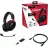 Gaming Casti HyperX Gaming Wireless Headset HyperX Cloud III, 53mm driver, 10-21kHz, 64 Ohm, 112db, 346g, 120h, DTS, On-earcup control, Detachable Mic, 2.4Ghz, Black/Red