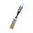 Periuta DECOR Кисть плоск. универсал. пласт ручка B.W 25х15mm DECOR