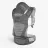Cangur PM SLING KIKKABOO HOODY KNIT GREY
