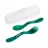 Set lingurita+furculita Akuku Set lingurita si furculita Akuku green A0074