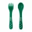 Set lingurita+furculita Akuku Set lingurita si furculita Akuku green A0074