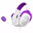 Gaming Casti Havit Gaming Headset Havit H2002d, 53mm driver, 20-20kHz, 64 Ohm, 110dB, Detachable Mic, Leather Earmuffs, In-Line Controls, 2.0m, 3.5mm(4pin), White/Purple