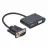 Adaptor Cablexpert ADAPTER VGA M TO HDMI&VGA F+ 3.5 MM AUDIO+5 V MICRO-USB PORT FOR POWER,  "A-VGA-HDMI-02"