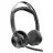 Casti cu microfon Poly Poly Voyager Focus 2 USB-A stereo Bluetooth Headset with charge stand, Noise-cancelling dual-mic + AcousticFence technology, 3 levels of advanced hybrid ANC, up to 25 hours of wireless talk time, comfortable headband & ear cushions, carrying case, 1.