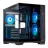Carcasa fara PSU CHIEFTEC CASE ATX  VISIO, W/O PSU, 0,65/0.9MM, 6X120MM ARGB, FRONT& SIDE TEMPERED GLASS, DUAL-CHAMBER, RGB HUB,1XUSB-C, 2XUSB3.0, 2X2,5", 2X3,5", BLACK