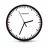 Ceas de perete ESPERANZA Clock Wall Esperanza BUDAPEST  EHC010W White,  20 cm, plastic frame, Quiet movement, hook for easy installation, Power: 1x AA battery (not included)